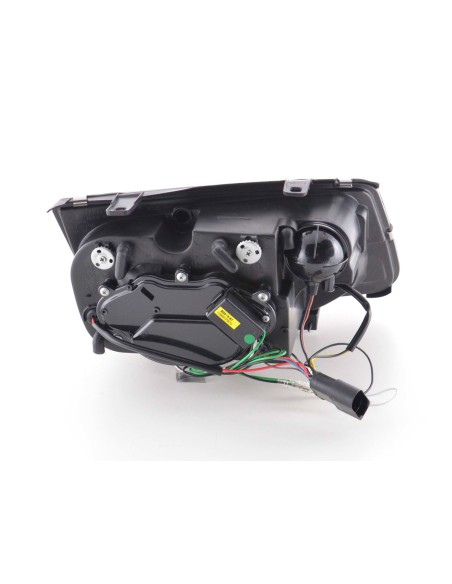 Faro Daylight LED DRL look VW Bora tipo 1J 99-04 nero