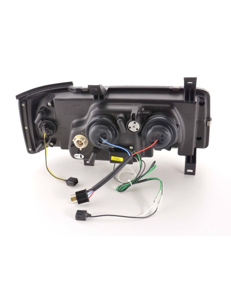 Faro Daylight LED DRL look VW Bus tipo T4 90-03 cromato