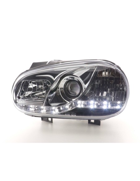 Faro Daylight LED DRL look VW Golf 4 tipo 1J 98-03 cromato