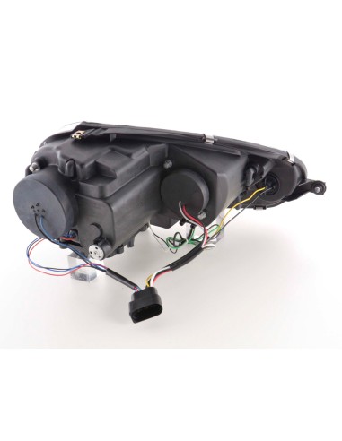 Faro Daylight LED DRL look VW Golf 5 tipo 1K 03-08 nero