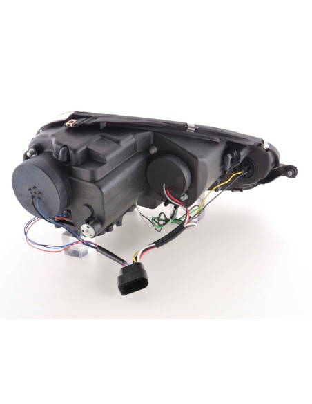 Faro Daylight LED DRL look VW Golf 5 tipo 1K 03-08 nero