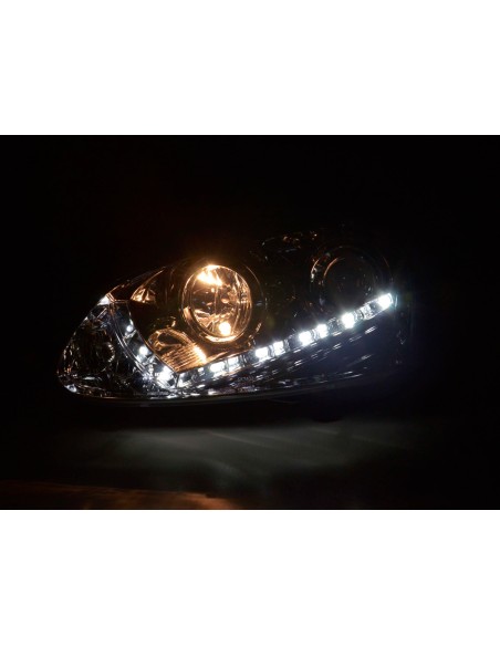 Faro diurno Luci di marcia diurna a LED VW Golf 5 tipo 1K 03-08 cromato