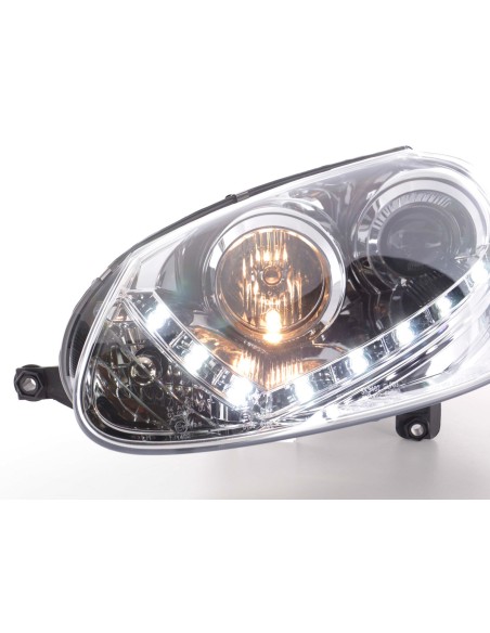 Faro diurno Luci di marcia diurna a LED VW Golf 5 tipo 1K 03-08 cromato