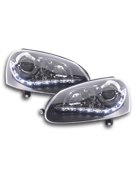 Fari Daylight VW Golf 5 tipo 1K 03-08 neri