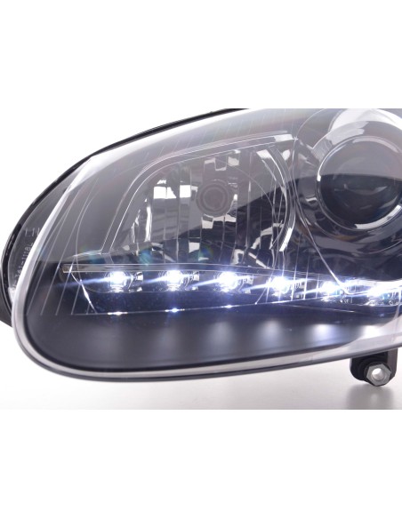 Fari Daylight VW Golf 5 tipo 1K 03-08 neri