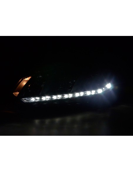 Faro diurno Luci di marcia diurna a LED VW Golf 6 tipo 1K 08- nero
