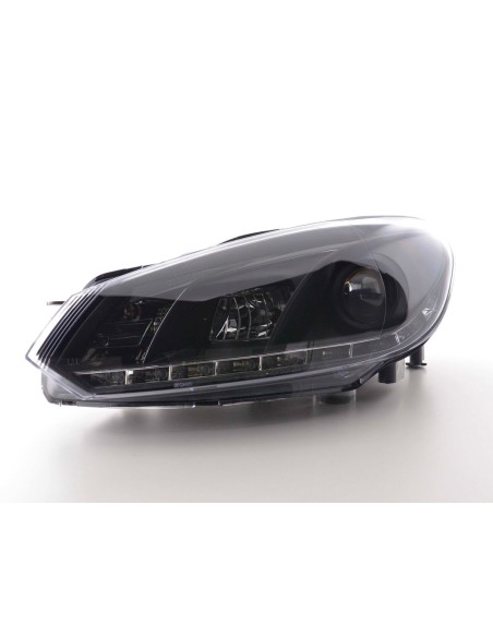 Faro diurno Luci di marcia diurna a LED VW Golf 6 tipo 1K 08- nero