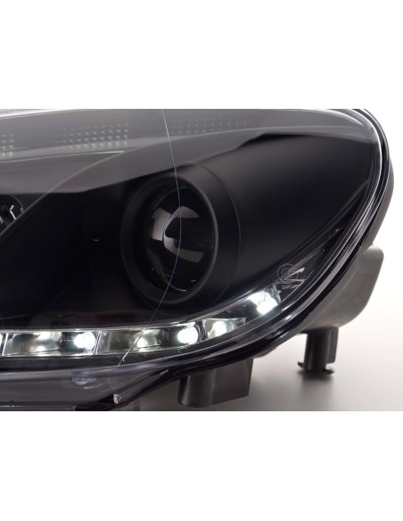 Faro diurno Luci di marcia diurna a LED VW Golf 6 tipo 1K 08- nero