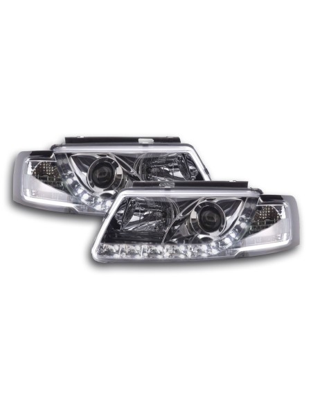 Faro Daylight LED DRL look VW Passat tipo 3B 97-00 cromato