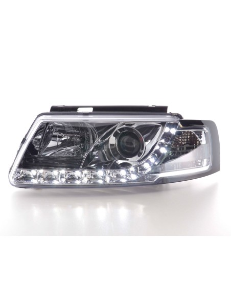Faro Daylight LED DRL look VW Passat tipo 3B 97-00 cromato