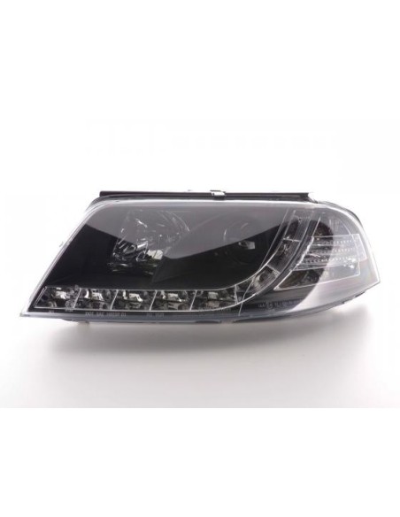 Faro Daylight LED DRL look VW Passat tipo 3BG 00-05 nero