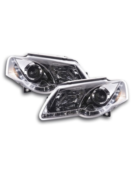 Faro Daylight LED DRL look VW Passat tipo 3C 05- cromato