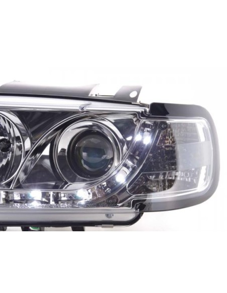 Faro Daylight LED DRL look VW Polo tipo 6N 94-99 cromato