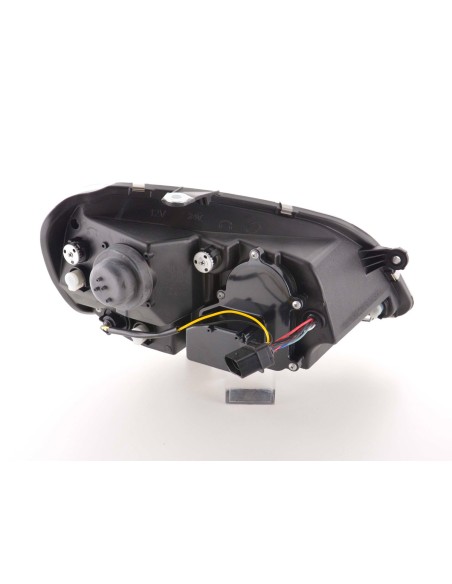 Faro Daylight LED DRL look VW Polo tipo 9N3 05-09 cromato