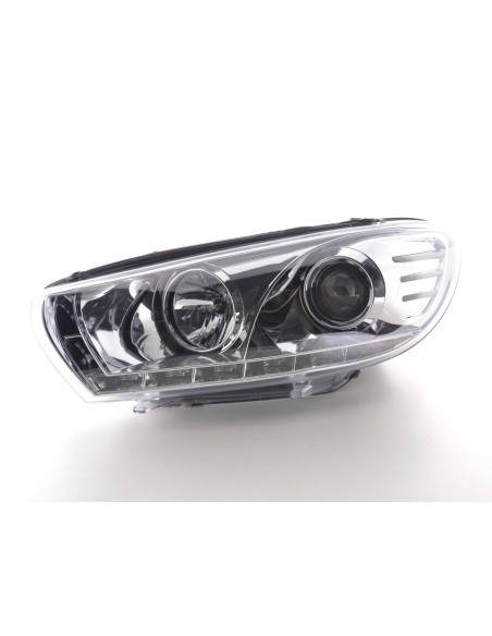 Faro Daylight LED DRL look VW Scirocco 3 Tipo 13 08- cromato