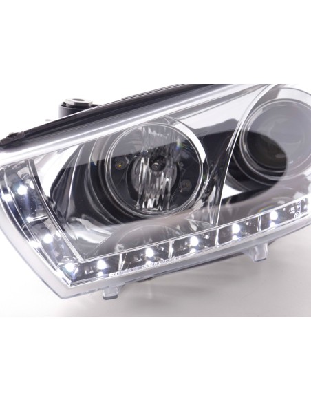 Faro Daylight LED DRL look VW Scirocco 3 Tipo 13 08- cromato