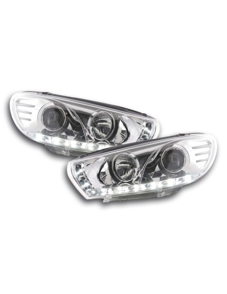 Faro diurno Luci di marcia diurna a LED VW Scirocco 3 tipo 13 cromate