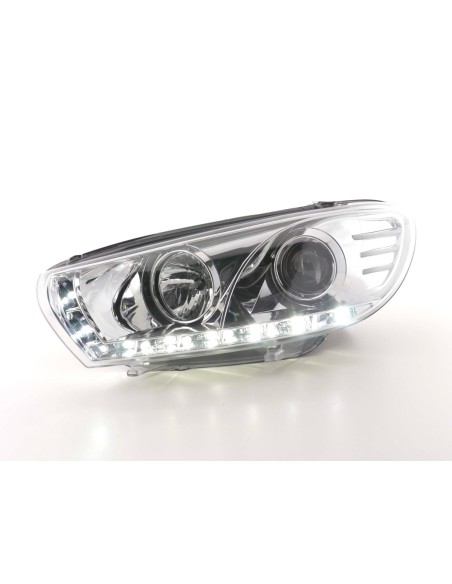 Faro diurno Luci di marcia diurna a LED VW Scirocco 3 tipo 13 cromate