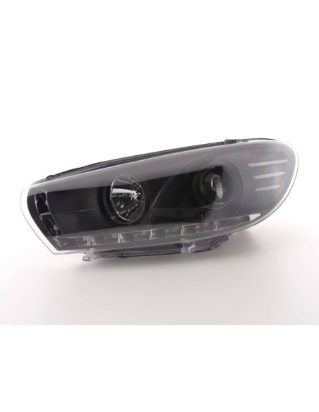 Faro diurno Luci di marcia diurna a LED VW Scirocco 3 Tipo 13 nero