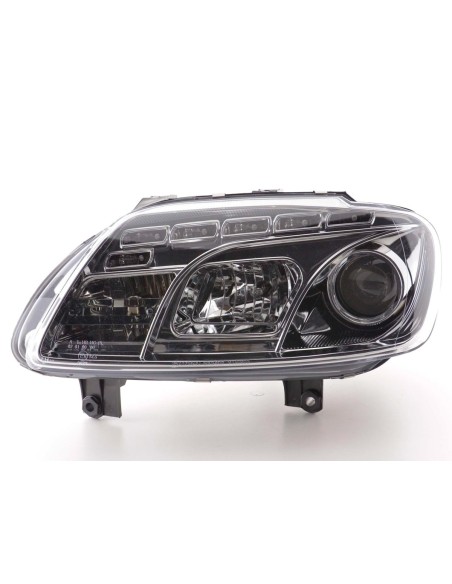 Faro Daylight LED DRL look VW Touran Tipo 1T / VW Caddy Tipo 2K 03- cromato
