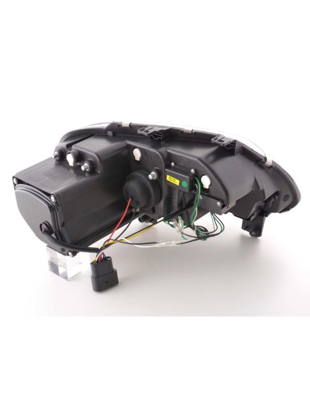 Faro Daylight LED DRL look VW Touran Tipo 1T / VW Caddy Tipo 2K 03- cromato