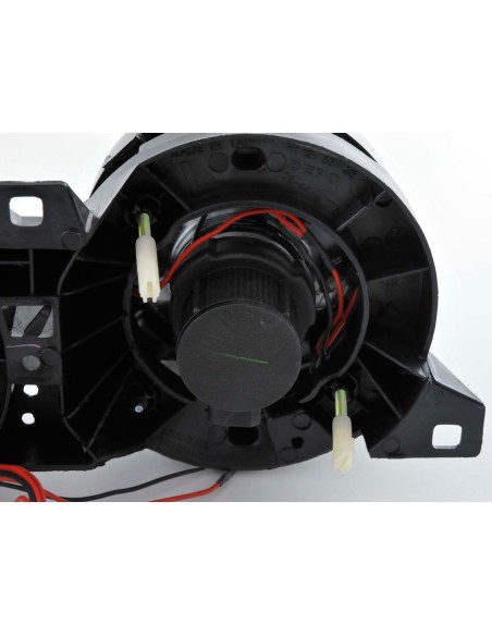 Set di fari angel eyes BMW 3er tipo E30 2/4 porte. 87-91 nero
