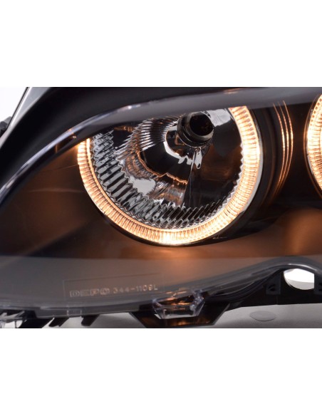 Faro Angel Eyes BMW Serie 3 berlina tipo E46 01-03 nero