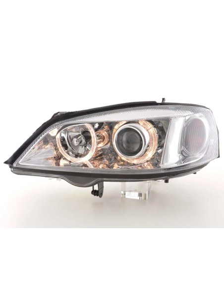 Faro Angel Eyes Opel Astra G 98-03 cromato