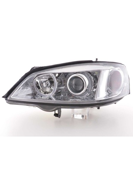 Faro Angel Eyes Opel Astra G 98-03 cromato