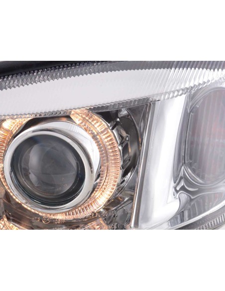 Faro Angel Eyes Opel Astra G 98-03 cromato