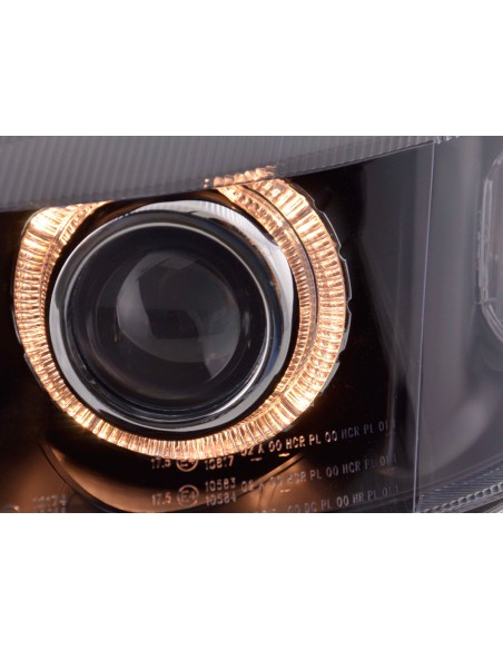 Faro Angel Eyes Opel Astra G 98-03 nero