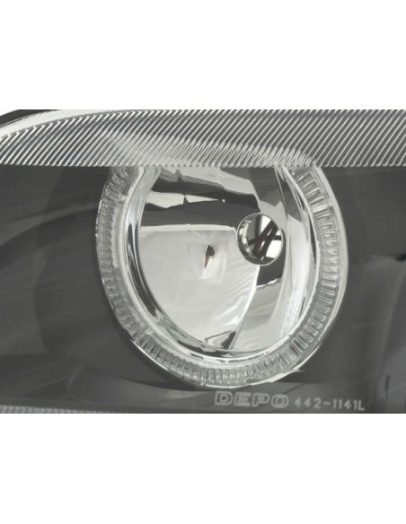 Faro Angel Eyes Opel Vectra B Bj: 99-02 nero