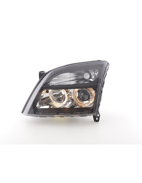 Faro Angel Eyes Opel Vectra C 02-04 nero