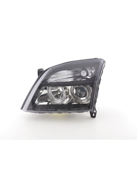 Faro Angel Eyes Opel Vectra C 02-04 nero
