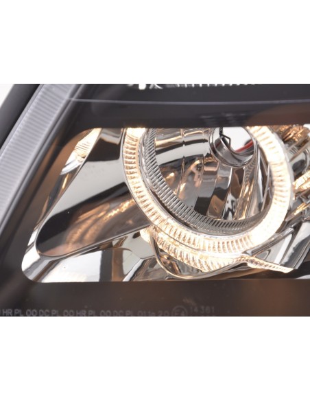 Faro Angel Eyes Opel Vectra C 02-04 nero