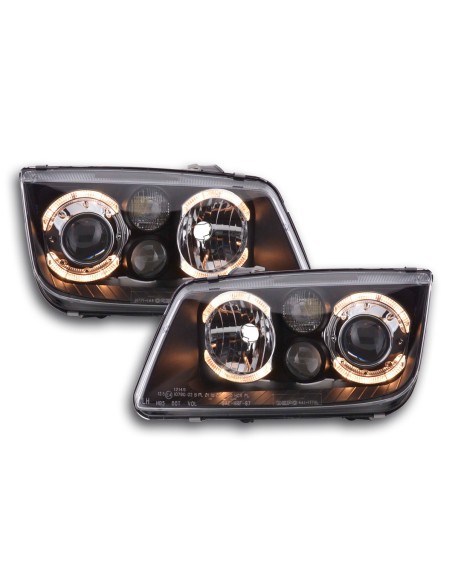 Faro Angel Eyes VW Bora tipo 1J 98-04 nero