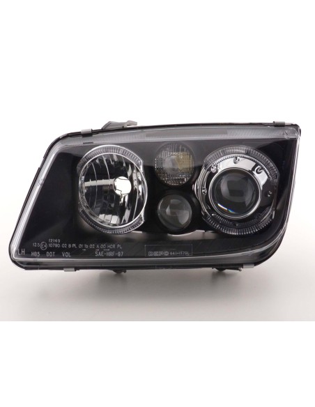Faro Angel Eyes VW Bora tipo 1J 98-04 nero