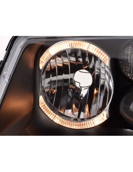 Faro Angel Eyes VW Bora tipo 1J 98-04 nero