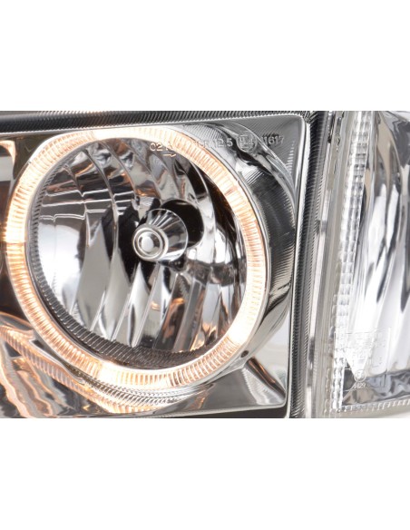 Faro Angel Eyes tipo bus VW T4 97-02 cromato
