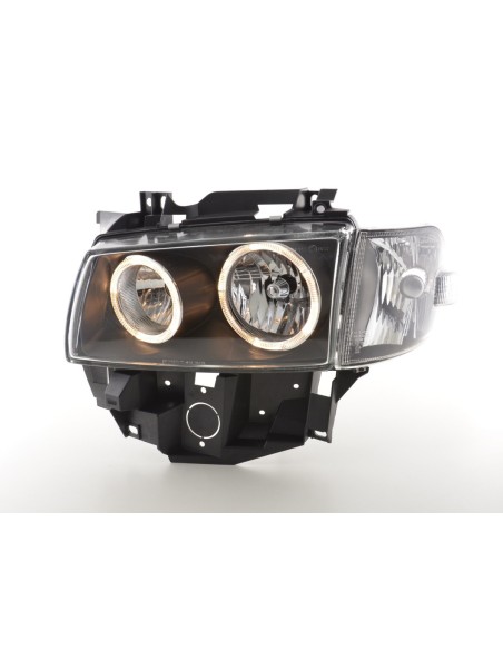Faro Angel Eyes tipo bus VW T4 97-02 nero