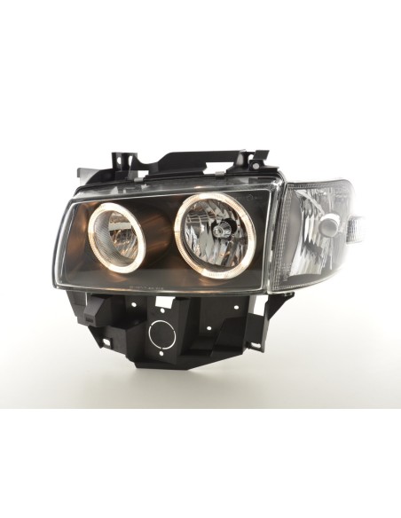 Faro Angel Eyes tipo bus VW T4 97-02 nero