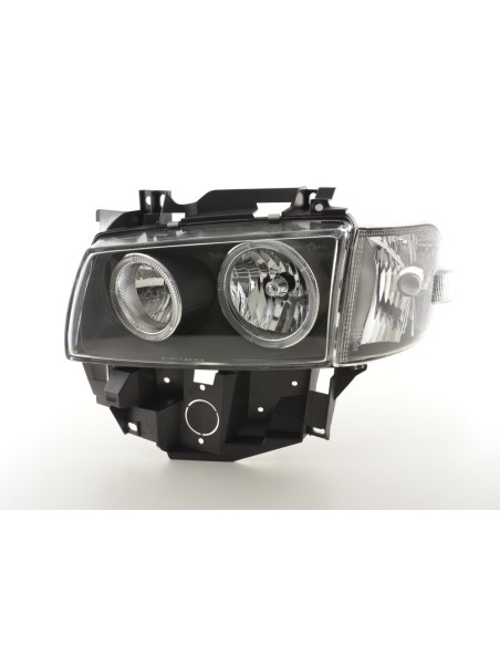 Faro Angel Eyes tipo bus VW T4 97-02 nero