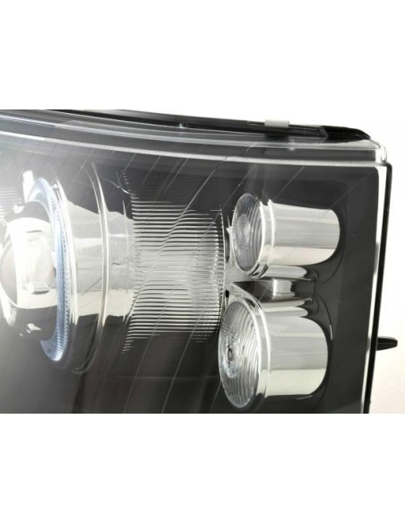 Faro Angel Eyes tipo bus VW T5 03-09 nero