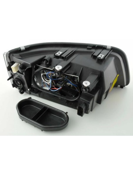 Faro Angel Eyes tipo bus VW T5 03-09 nero