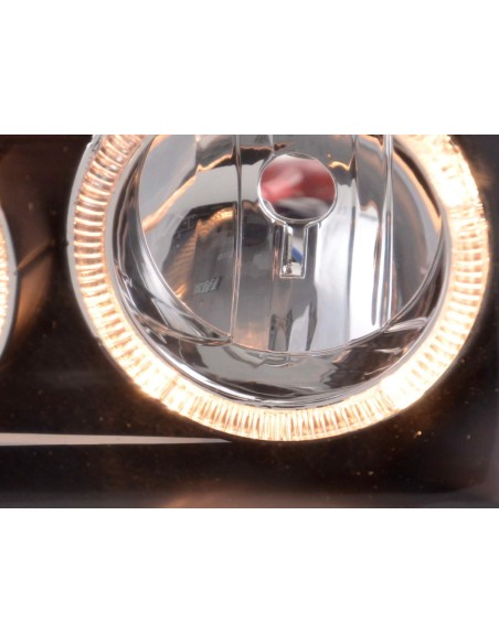 Faro Angel Eyes VW Golf 3 tipo 1HXO, 1 EXO 91-97 nero
