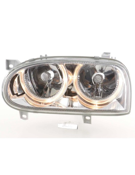 Faro Angel Eyes VW Golf 3 tipo 1HXO, 1 EXO 91-97 cromato