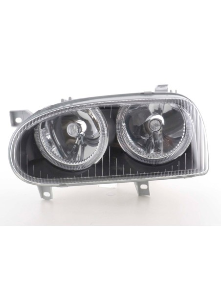 Faro Angel Eyes VW Golf 3 tipo 1HXO, 1 EXO 91-97 nero