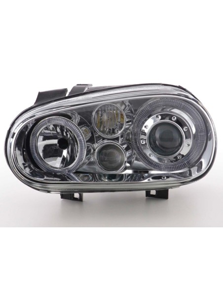 Faro Angel Eyes VW Golf 4 tipo 1J 98-03 cromato