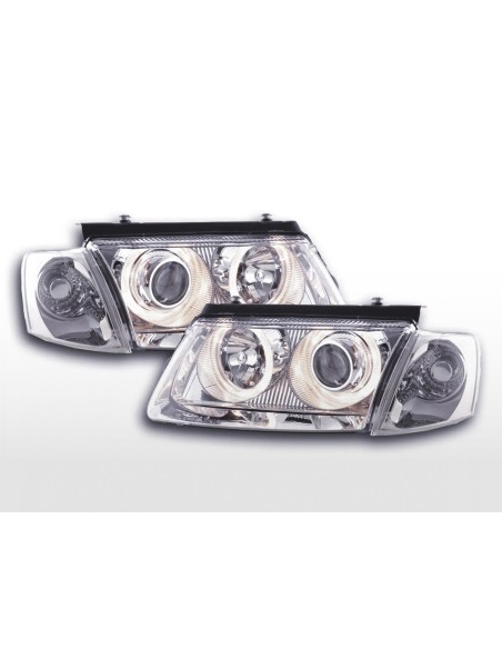 Faro Angel Eyes VW Passat tipo 3B 97-00 cromato