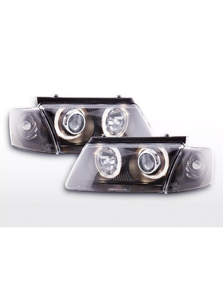 Faro Angel Eyes VW Passat tipo 3B 97-00 nero